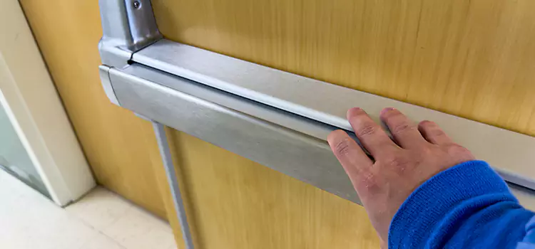 Installing a Push Bar on a Door Golden Glades